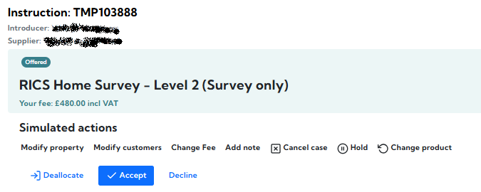 Supplier load option